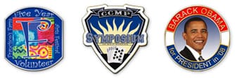 Offset Digital Lapel Pins