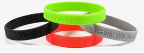 Debossed Silicone Wristbands